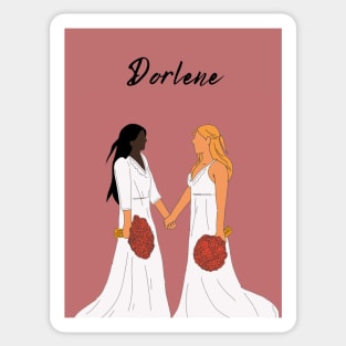 Dorlene Wedding Sticker